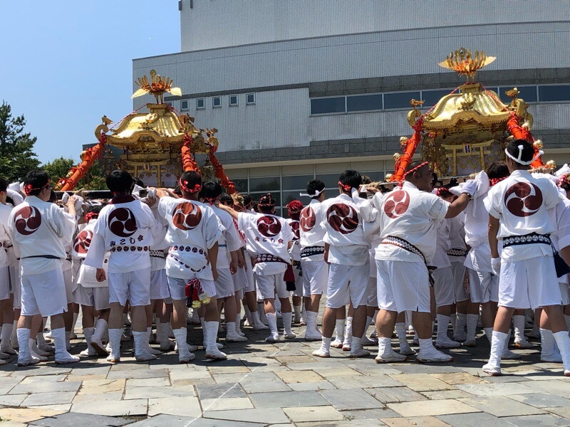 （2023年は通常開催）北海道岩内町の夏は大きなお祭りが2つ！岩内神社例大祭でおみこしを担ぎました