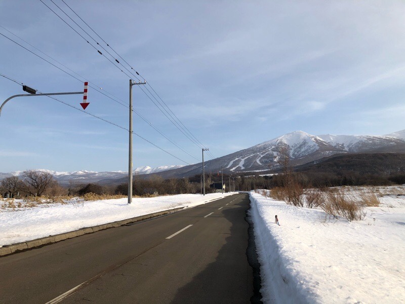 【北海道の雪景色】岩内岳の景色を眺めながら雪景色ドライブ