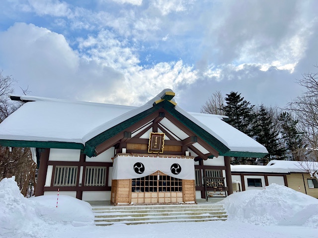 冬の岩内神社