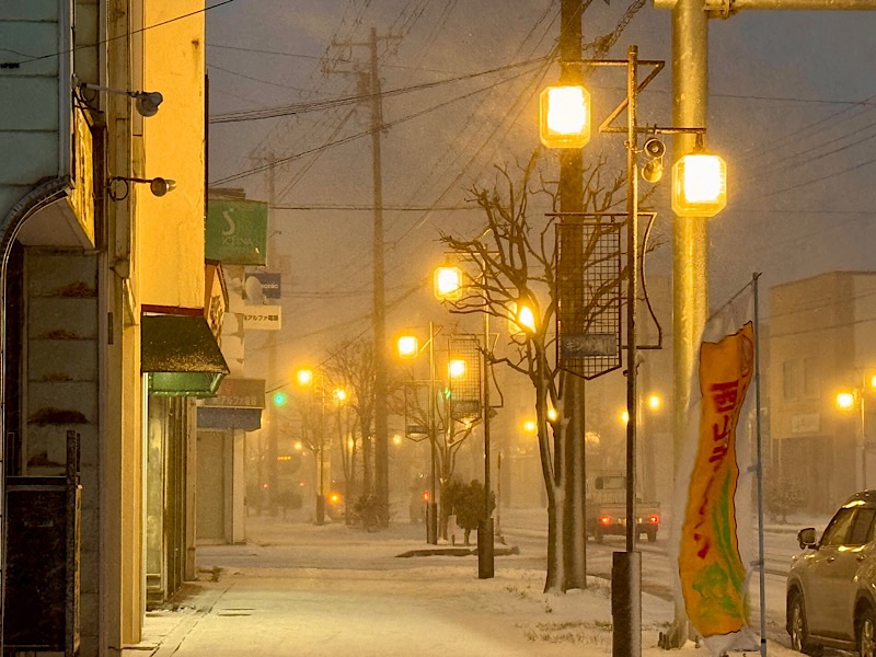 岩内町商店街街路灯